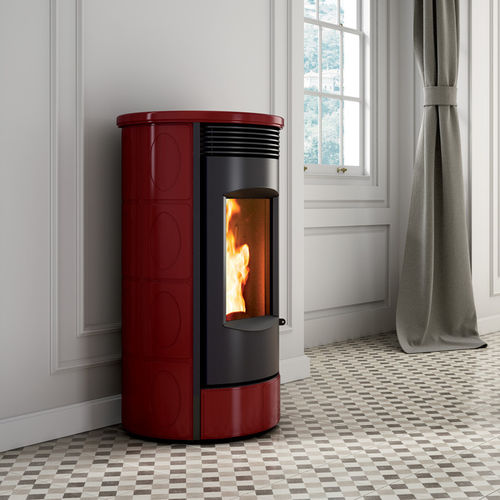 Stufa a pellet - EVOCA - Caminetti Montegrappa - 0 - 5 kW / 9 kW / contemporanea