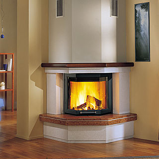 Rivestimento per camini classico - BIELLATRE/T - Caminetti Montegrappa - in marmo / in legno / ad angolo