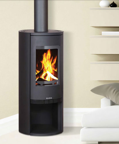 Stufa a legna - G1 RONDE SD  - Color Emajl Doo - contemporanea / in acciaio