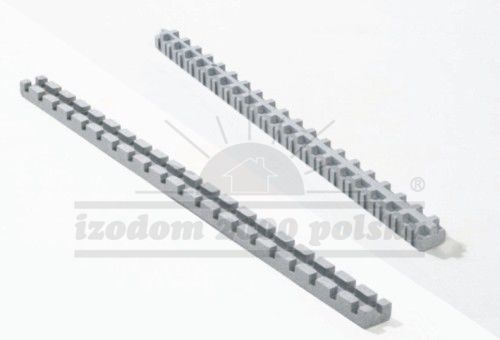 Profilo di finitura in polistirene estruso - LW - izodom 2000 polska - per mobile / argentato / dritto
