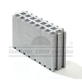 Blocco cassero in polistirene espanso PSE - OC 0,4/2 - izodom 2000 polska - in Néopor® / per muro / per edifici