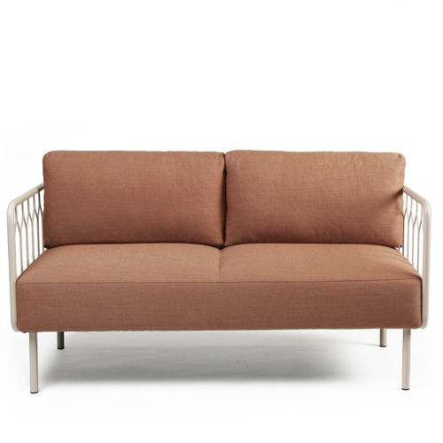Divano contemporaneo - KOVE - FORAFORM AS - in tessuto / marrone / blu