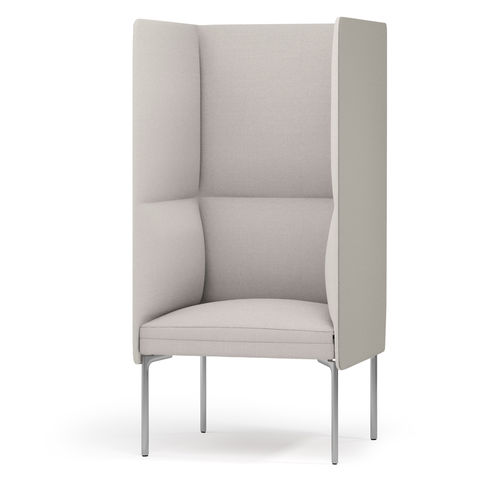Poltrona contemporanea - SENSO XH - FORAFORM AS - in tessuto / a schienale alto / acustica