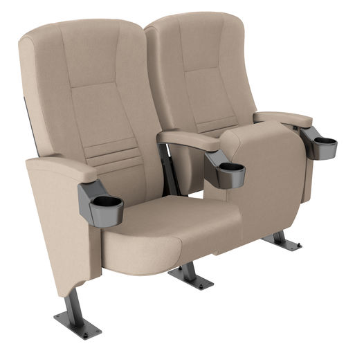 Poltrona per cinema in tessuto - PARAGON 538 - FORAFORM AS - contract / rossa / marrone