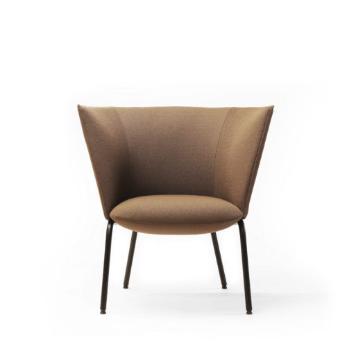 Poltrona contemporanea - TIND 500 - FORAFORM AS - in tessuto / a schienale alto / grigia