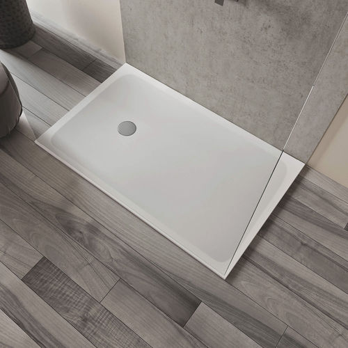 Piatto doccia rettangolare - SLIM - Relax - da appoggio / in Solid Surface / antiscivolo