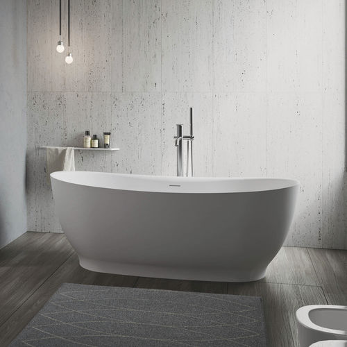 Vasca da bagno ovale - YUCCA - Relax - da appoggio / per ambiente abitativo / in Solid Surface