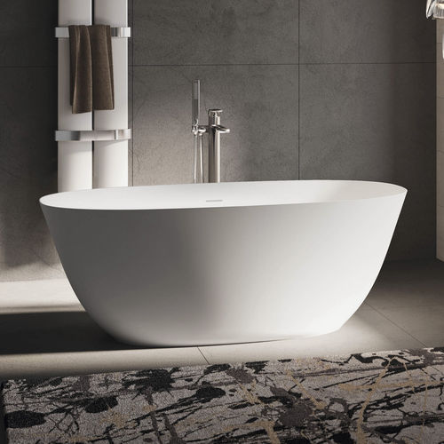Vasca da bagno ovale - DATURA - Relax - da appoggio / per ambiente abitativo / in Solid Surface
