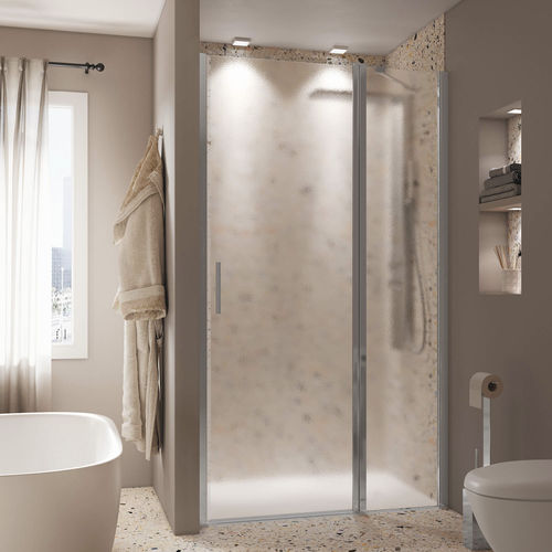 Parete doccia battente - LIGHT PB - Relax - a nicchia / in vetro temprato / su misura