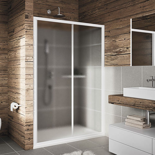 Box doccia in vetro temprato - LYRA SC1 - Relax - in alluminio / con porta scorrevole / a nicchia