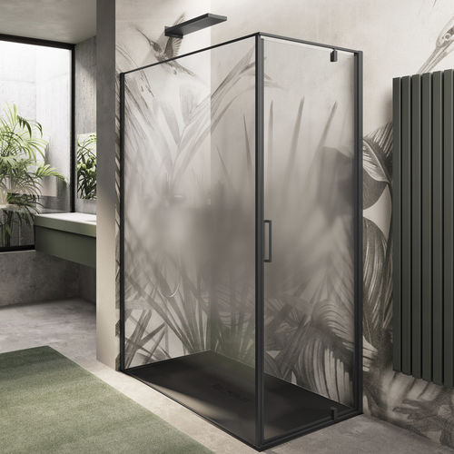 Box doccia in vetro - KUBIK AB + F - Relax - in vetro temprato / con porta pivotante / d'angolo