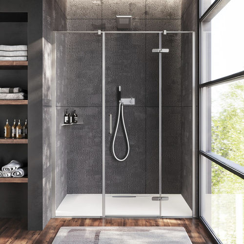 Box doccia in vetro - CARDINE AC - Relax - con porta pivotante / fisso / a nicchia