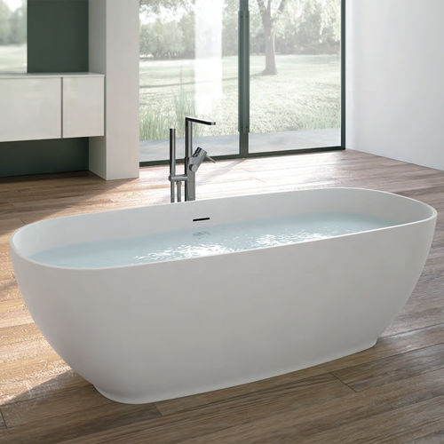 Vasca da bagno ovale - MOVE - Geromin - da appoggio / integrata / per ambiente abitativo