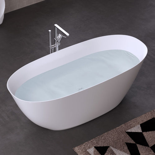 Vasca da bagno ovale - SKILL - Geromin - d'angolo / da appoggio / per ambiente abitativo