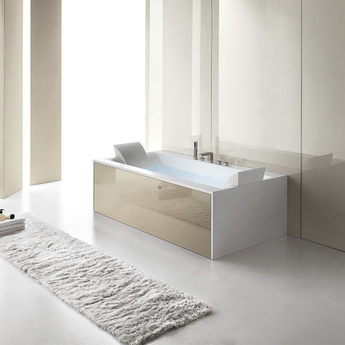 Vasca da bagno d'angolo - SENSUAL - Geromin - da appoggio / integrata / per ambiente abitativo