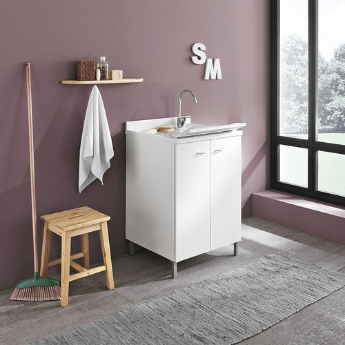 Lavabo per lavanderia sospeso - PRIMA - Geromin - autoportante / in polipropilene / in ABS
