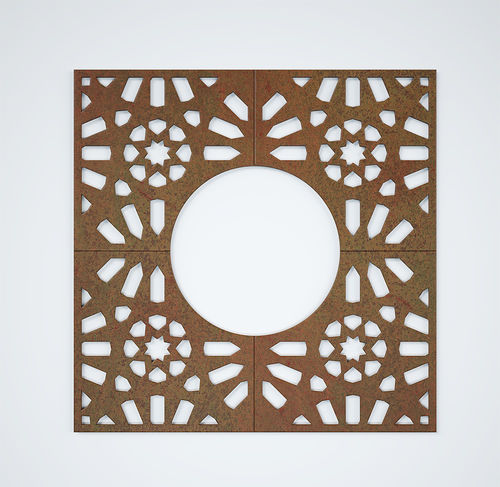Griglia per alberi quadrata - ARABO - CITYSì - rotonda / in acciaio galvanizzato / in acciaio COR-TEN®