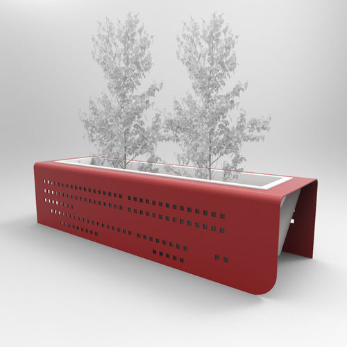 Fioriera in metallo - MARGOT - CITYSì - rettangolare / quadrata / modulabile