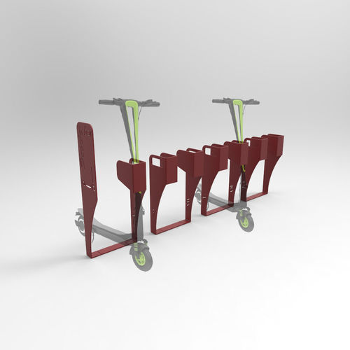 Rastrelliera per monopattino con sistema di sicurezza - SCOOTERBOX  - CITYSì - per spazi pubblici / in acciaio galvanizzato / professionale