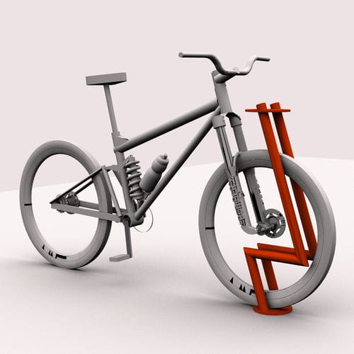 Rastrelliera per biciclette a pavimento - SAETTA - CITYSì - verticale / in acciaio galvanizzato / in acciaio verniciato