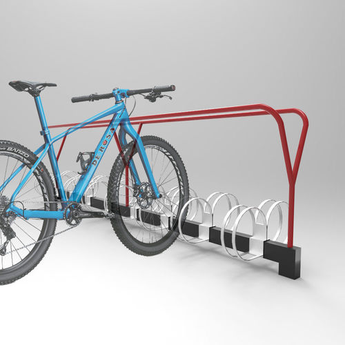 Rastrelliera per biciclette a pavimento - METROPOLITAN - CITYSì - orizzontale / per parco giochi / per spazi pubblici