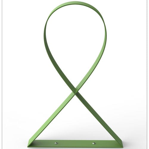 Rastrelliera per biciclette a pavimento - NASTRO - CITYSì - design originale / verticale / doppia