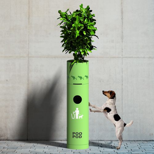 Portarifiuti canino - JACK - CITYSì - per raccolta differenziata / in acciaio galvanizzato / in acciaio verniciato