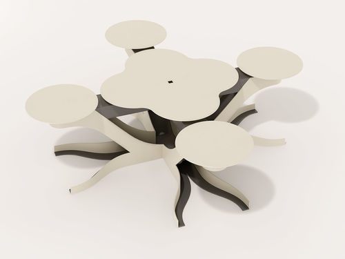 Panca in acciaio con rivestimento a polvere - INTRECCIO - CITYSì - modulare / con porta USB / per zone urbane
