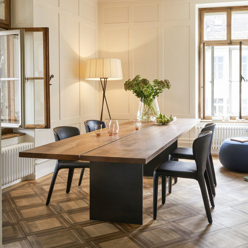 Tavolo da pranzo contemporaneo - TIX - Mobimex - in legno / per uso residenziale / da esterno