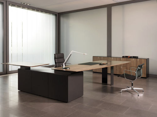 Scrivania direzionale - NEXT - Mobimex - contemporanea / in legno massiccio / d'angolo