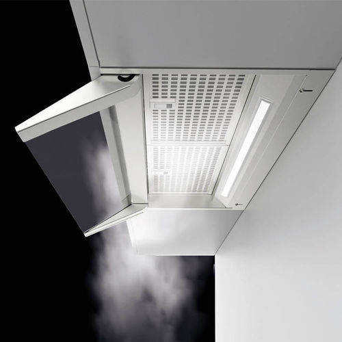 Cappa da incasso - SILENZIO &ndash; PLASMA - Galvamet - con condotto / grigia