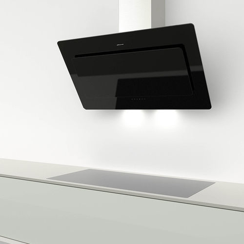 Cappa a muro - BLADE - Galvamet - con condotto / con illuminazione integrata / a carbone attivo