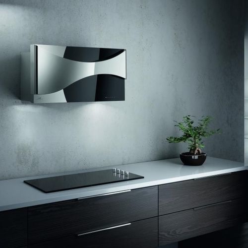 Cappa a muro - AMBIENT - Galvamet - senza canna fumaria / con illuminazione integrata / design originale