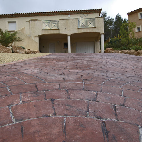 Calcestruzzo ad alta resistenza - ARTEVIA® EMPREINTE INTÉGRAL - Lafarge concrete - per pavimento / per calcestruzzo / decorativo
