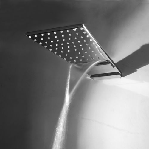 Soffione doccia da parete - SHARP - TENDER RAIN - rettangolare / a cascata