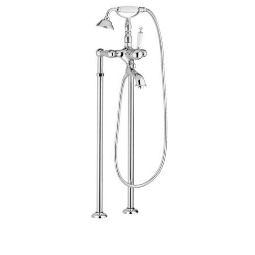 Miscelatore da vasca - RETRO - TENDER RAIN - a pavimento / meccanico / in ottone