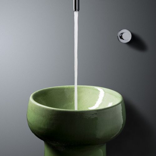 Miscelatore per lavabo - CEILING SPOUT - TENDER RAIN - a soffitto / in ottone / da bagno