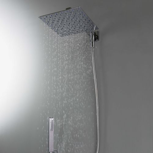 Set doccia da parete - DUETTO D - TENDER RAIN - contemporaneo / con doccia a mano