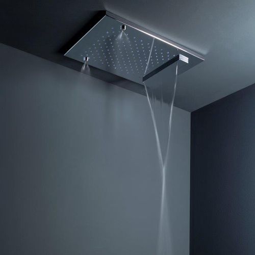 Soffione doccia da soffitto - MULTIFUNCTION - TENDER RAIN - rettangolare / a pioggia / a cascata