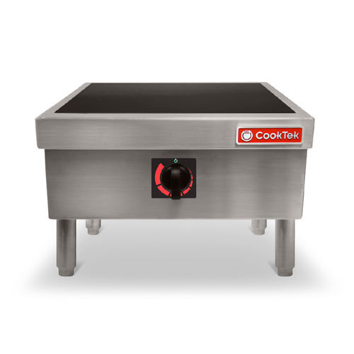 Piano cottura a induzione - Cooktek - 1  fuoco / da appoggio / con manopole