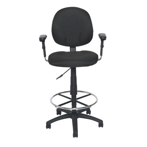 Sgabello operativo in tessuto - STATURE  - Versa Products - regolabile / con rotelle / girevole