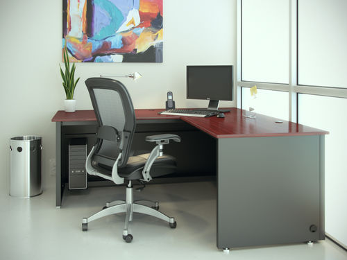 Scrivania direzionale - L SHAPED - Versa Products - contemporanea / in legno / in laminato