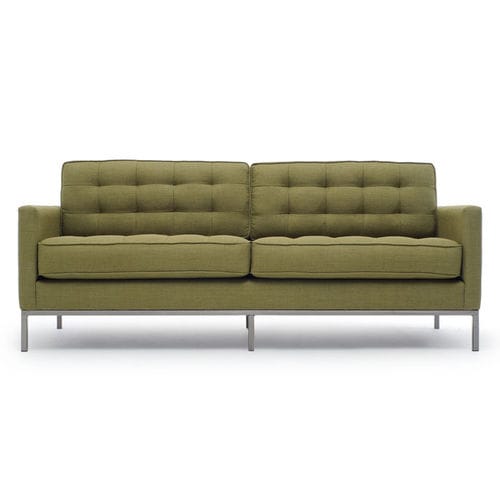 Divano contemporaneo - LOBBY LOVESEAT - Versa Products - in tessuto / in pelle / con cuscino rimovibile