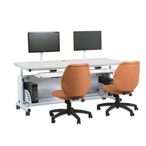 Scrivania per open space - DELUXE - Versa Products - da terra / da 2 persone / contemporanea