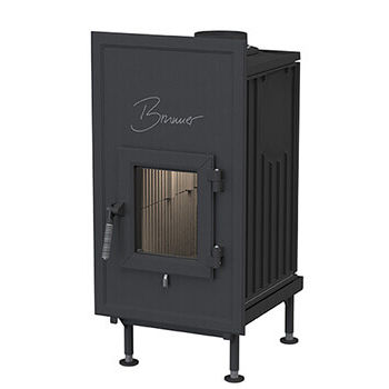 Stufa a legna - WF 33 - BRUNNER - 5 kW...10 kW / a pavimento / contemporanea