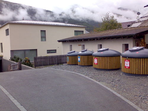 Portarifiuti a contenitori interrati - ECOMP DEEP COLLECTION  - ECOMP Ltd - pubblico / per raccolta differenziata / in legno