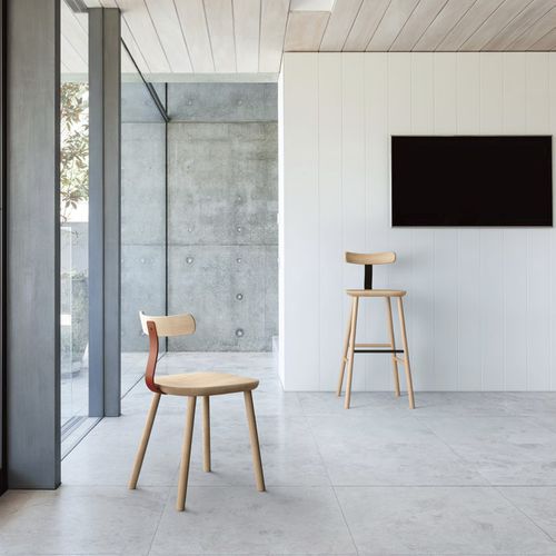 Sedia contemporanea - T&O 2670-24 - Maruni - da interno / in rovere / in frassino