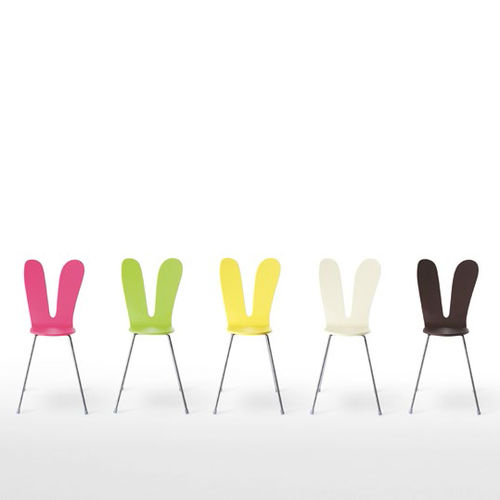 Sedia design originale - NEXTMARUNI 2931-23 - Maruni - da interno / in acciaio / con supporto in faggio