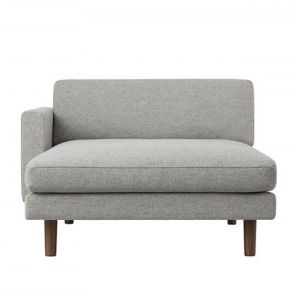 Chaise longue contemporanea - HIROSHIMA 4375-36 - Maruni - in tessuto / in faggio / in rovere