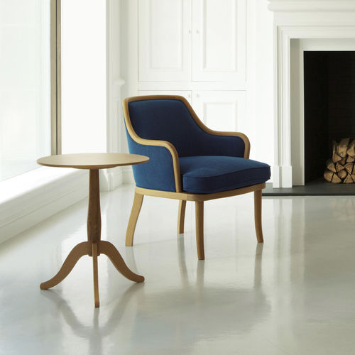 Tavolo d'appoggio contemporaneo - CLUB 3530-30 - 3531-30 - Maruni - in rovere / in Corian® / con supporto in quercia